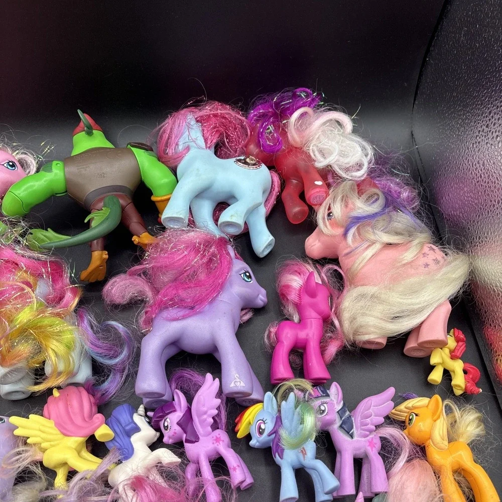 MLP Lot of 38 Vintage & Modern Toys My Little Pony Mixed Size